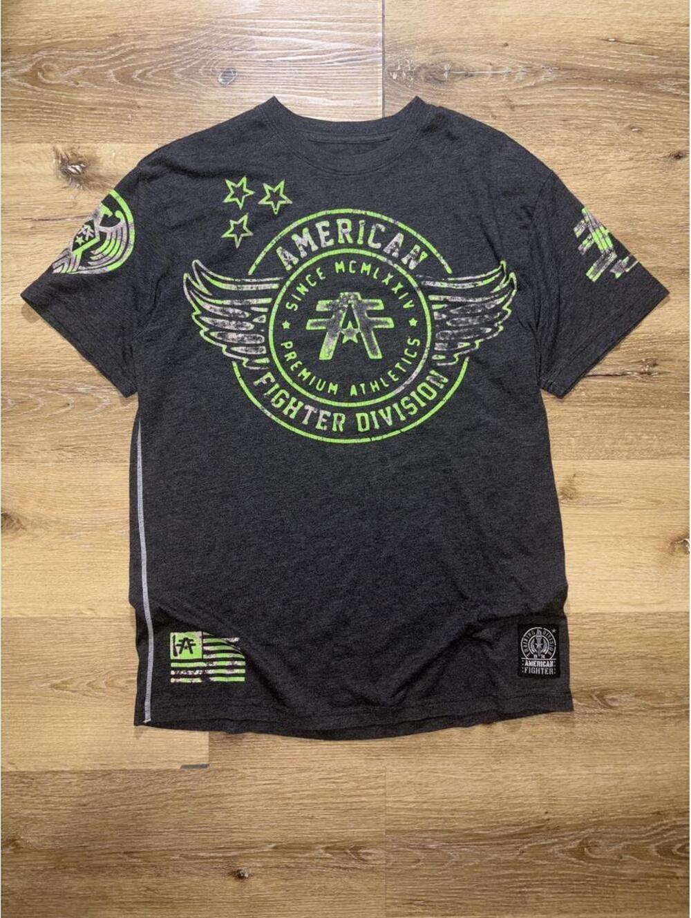 American Fighter Training Division Double Sided Graphic Tee Men’s Large